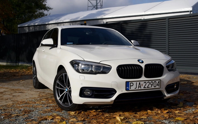 BMW Seria 1 cena 81900 przebieg: 58000, rok produkcji 2019 z Poznań małe 277